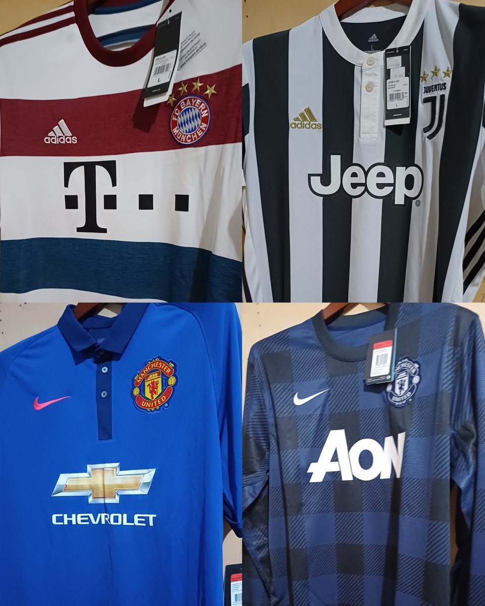 manchureds32's tweet photo. @Jerseyforum ngelapak Oom, #jersey4sale
Munich L BNWT 600 rb
Juventus L BNWT 600 rb
MU SS L BNWT 900 rb
MU LS L BNWT 1 jt
England P2R  XL BNWT 800 rb
Arsenal Biru L BNWT 700 rb
Madrid Merah L BNWT 600 rb
Arsenal Black XL BNWT 700 rb
DM / WA 08172328000 https://t.co/ejULWV49Kw