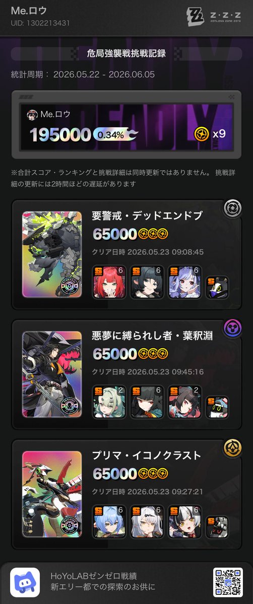 RO_Games1010's tweet photo. やっと時代が追いついた

大好きなジェンビビで
初のブッチャーフルスコア✨

今までのよわよわブッチャーが
体力もりもりリニューアルで
ガチンコ対決出来るのが嬉しい☺️

やっと時代が追いついた（2回目）🔥
#危局フルスコアの森
#ゼンゼロ https://t.co/F9RJAkFJqJ