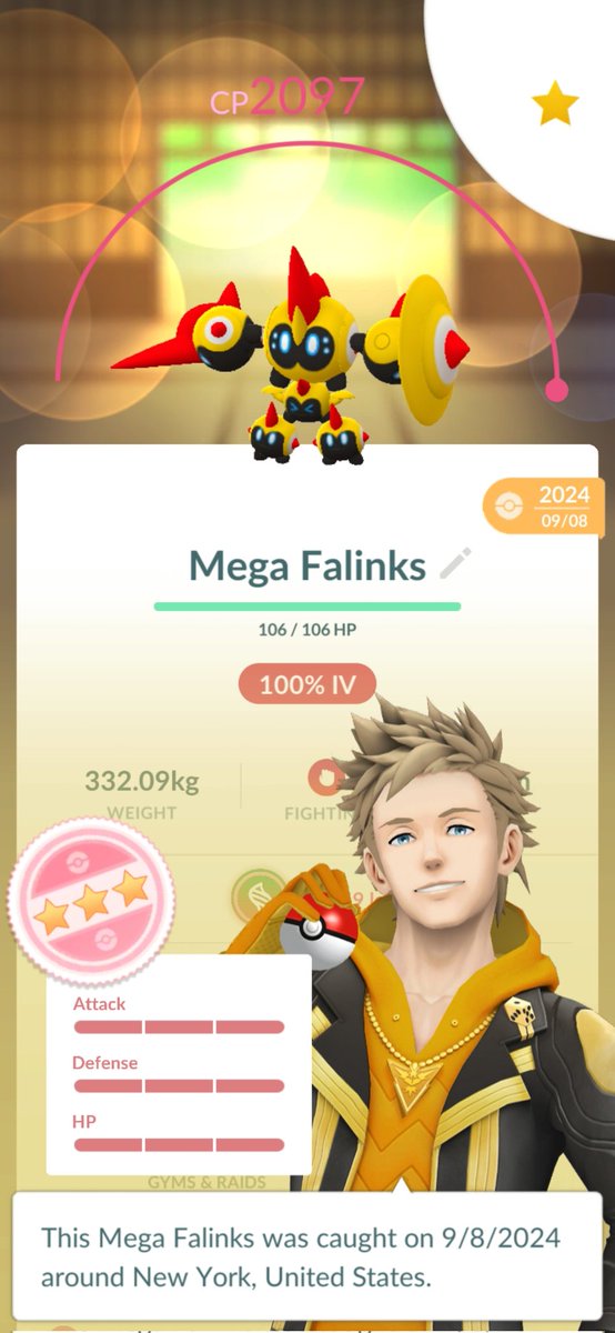 geo12__'s tweet photo. Almost two years ago on falinks raid day I almost transfer this specific falinks without realizing it was a hundo because I was transferring everything but when I came up to one of the falinks it was a hundo and finally mega evolve it. #Pokemonㅤㅤ https://t.co/ZcZhMQ0LTF