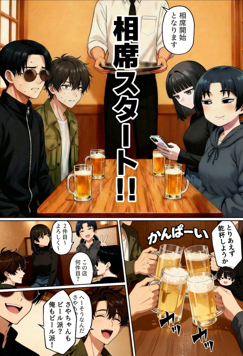 中川栞4＠漫画 tweet media