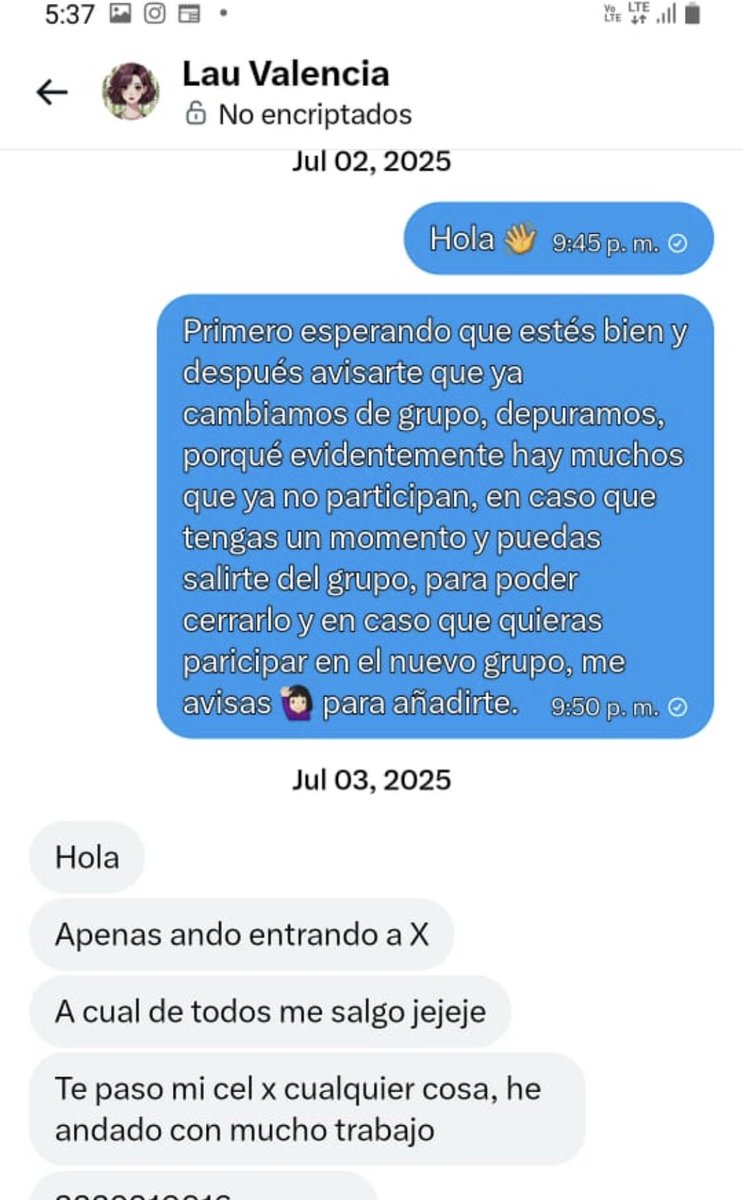 Alice_mx2's tweet photo. Abro hilo🧵
Va de Nuevo ! Comunidad de @XMexico  @XEspana  @X  @YouTubeLATAM  @YouTube  @Telemundo  @TelevisaTVmx   @TVNotasmx  @tvnotasmexico  @Univision  @tendenciaporque  @MrCivico_  
 Estoy hasta la madre del acoso de estos perfiles que se la pasan difamando y poniendo MENTIRAS ..
 Aclaro MI VERDAD 
Pertenecí a un grupo de choque de Mr Tonto y me salí hace muchos meses , más de 9 meses ! 
Directamente se me invitó la señora @lacomentologa a formar parte de “apoyo” a MrTonto , pero lo que no sabía es que en ese grupo se INFILTRARON MUCHOS COLABORADORES DIRECTOS DE ESE TIPEJO que manipularon terriblemente el chat hasta convertirlo en una secta y que funciona tal cual hasta este momento , los mismos perfiles , los mismos mierdas que siguen con la misma actitud y el mismo trabajo de destruir a quien se le ordena. Se hicieron grupos de hasta más de 50 personas , se cambiaba cada cierto tiempo de nombre a los grupos . Existen varios grupos en varias redes sociales muy bien organizados  , telegran , WhatsApp , Facebook , X y hasta en twich  TODOS con la misma FINALIDAD … DESTRUIR a @Grafocafe en todas las áreas posibles en todas las redes , en su vida laboral y personal , le sacaron información , documentos, la investigaron , pagaron dominios con tal de tener todo para poder usarlo en su contra .. y así lo siguen haciendo ! Solo hay que ver sus post ! … dejo algunas capturas .. de cuando éramos “amigos” en varios grupos😂🤣😂🤣😂y algunas capturas de cómo estábamos “unidos” para hacer lo que siguen haciendo : postear odio y veneno !i
