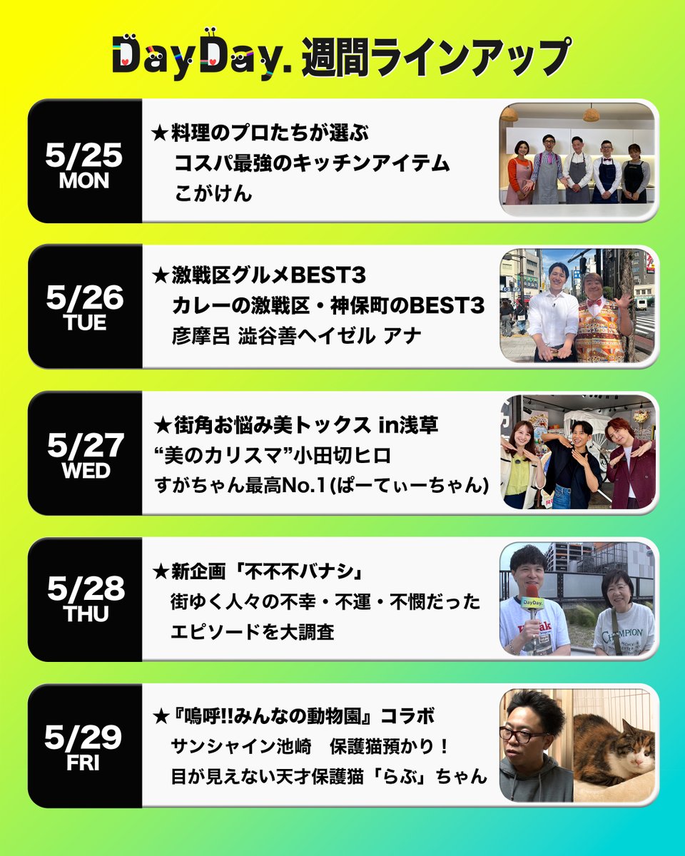 DayDay.【日テレ公式】 tweet media