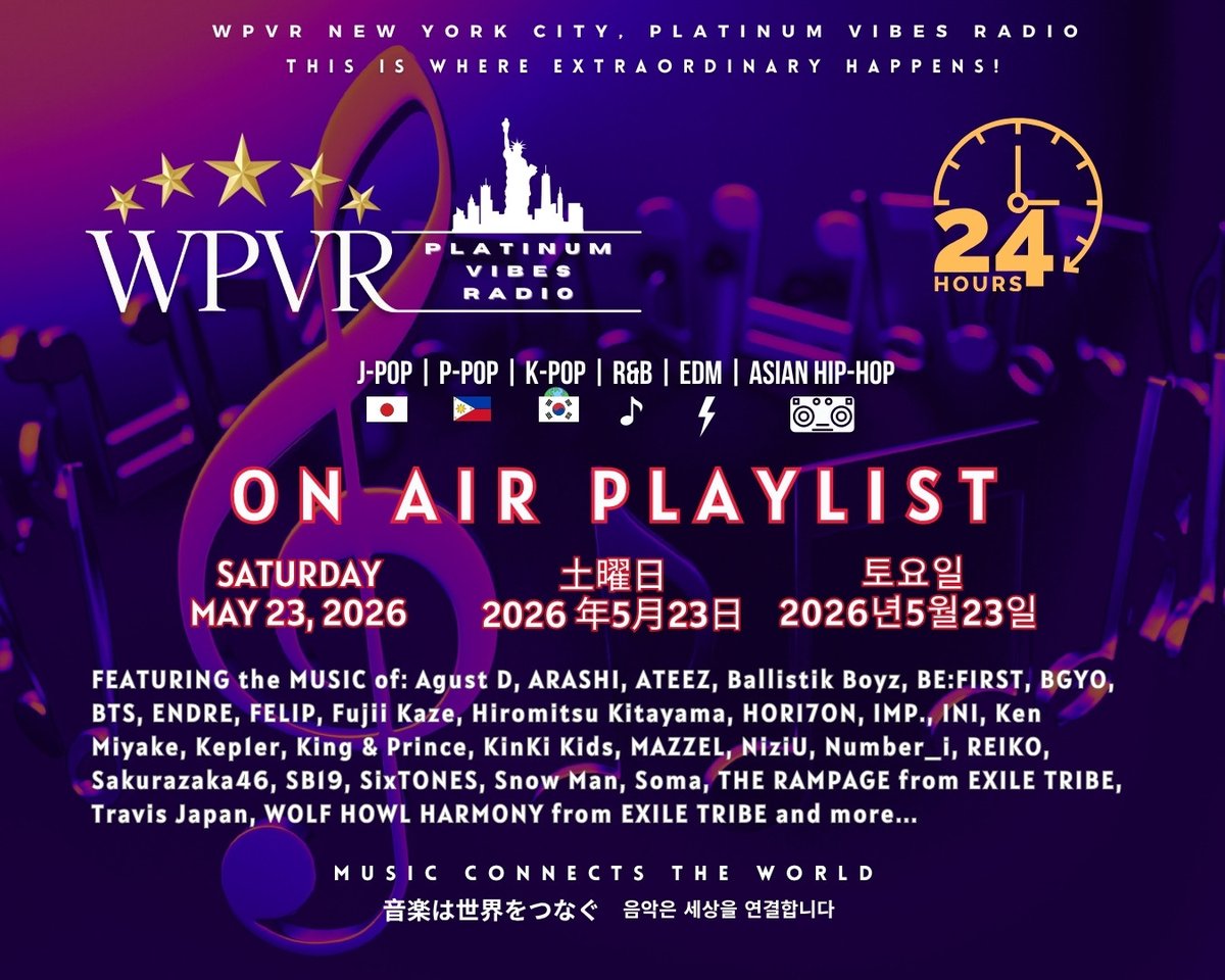 Greetings Platinum World! 🌏Here is your WPVR NYC Platinum Vibes