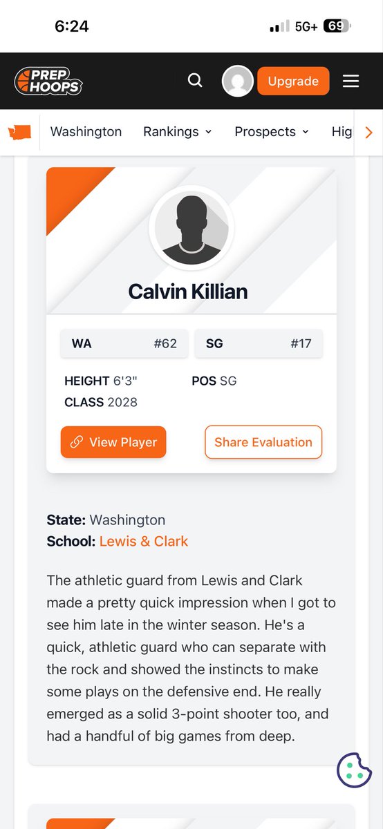 CalvinKillian18's tweet photo. New hoops rankings. I can separate in basketball like I can in football. The technique is transferable. https://t.co/mjhV2QOyt8
