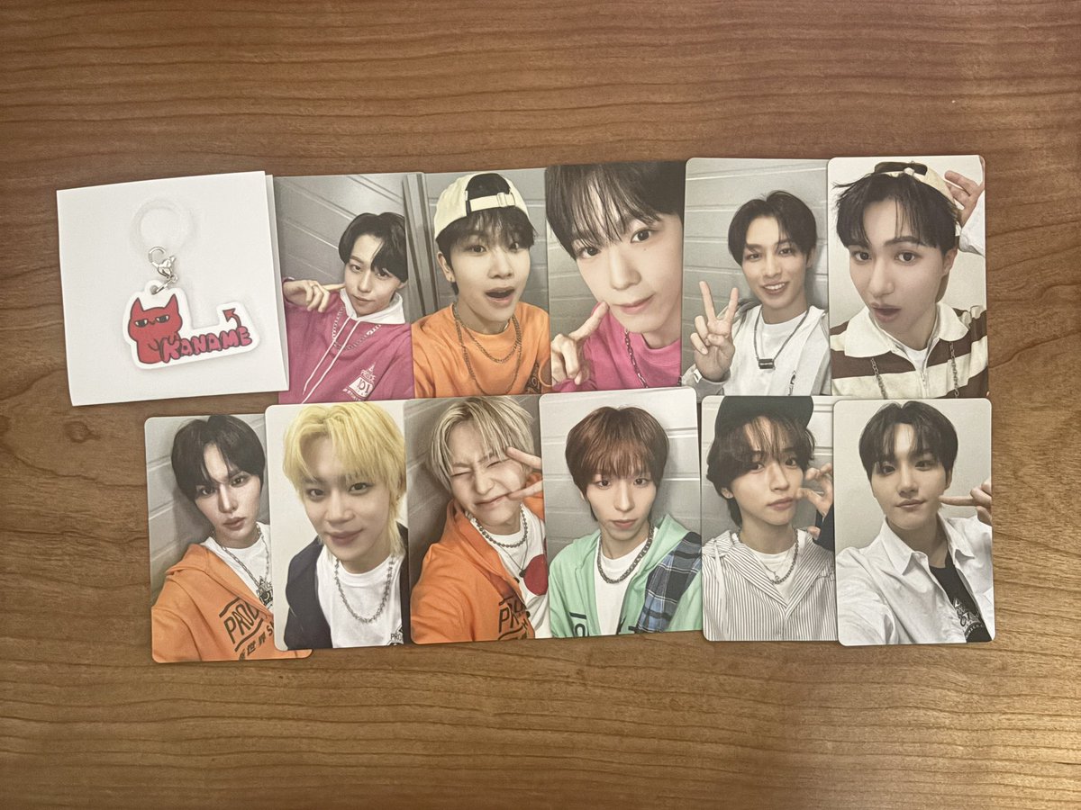 _2yro_'s tweet photo. PRODUCE101JAPAN 新世界 日プ新世界 交換

譲】練習着（画像参照）
チェキ（照井小野横山ジェヨンカイチ宇野）
アクリルチャーム（横山）
ステッカーガチャ（藤牧ドンミン）

求】柳谷（なんでも）

関西手渡し優先してます
お気軽にお声掛けください🙇🏻

#日プ新世界 #日プ新世界交換 https://t.co/eAIcl82Cau