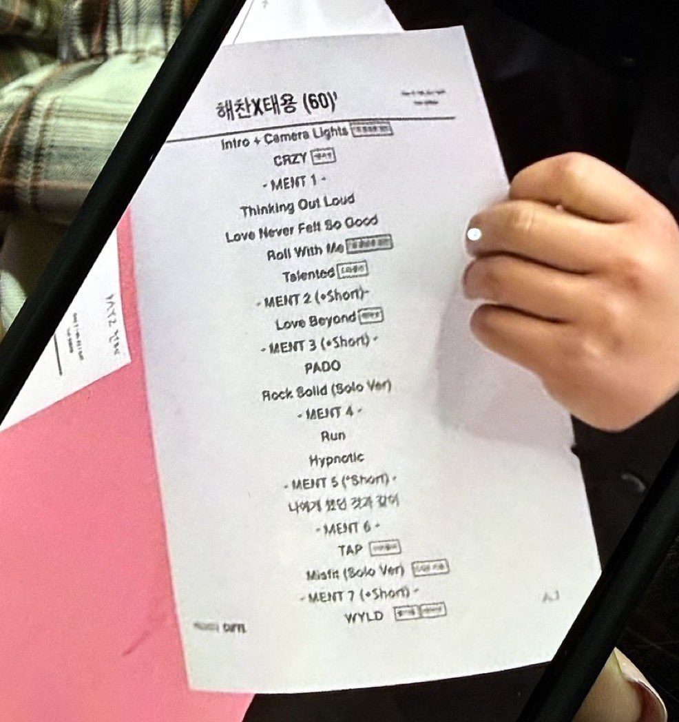 nctymisfit's tweet photo. Taeyong and Haechan Seoul Jazz Festival Setlist https://t.co/ibYOODChyz