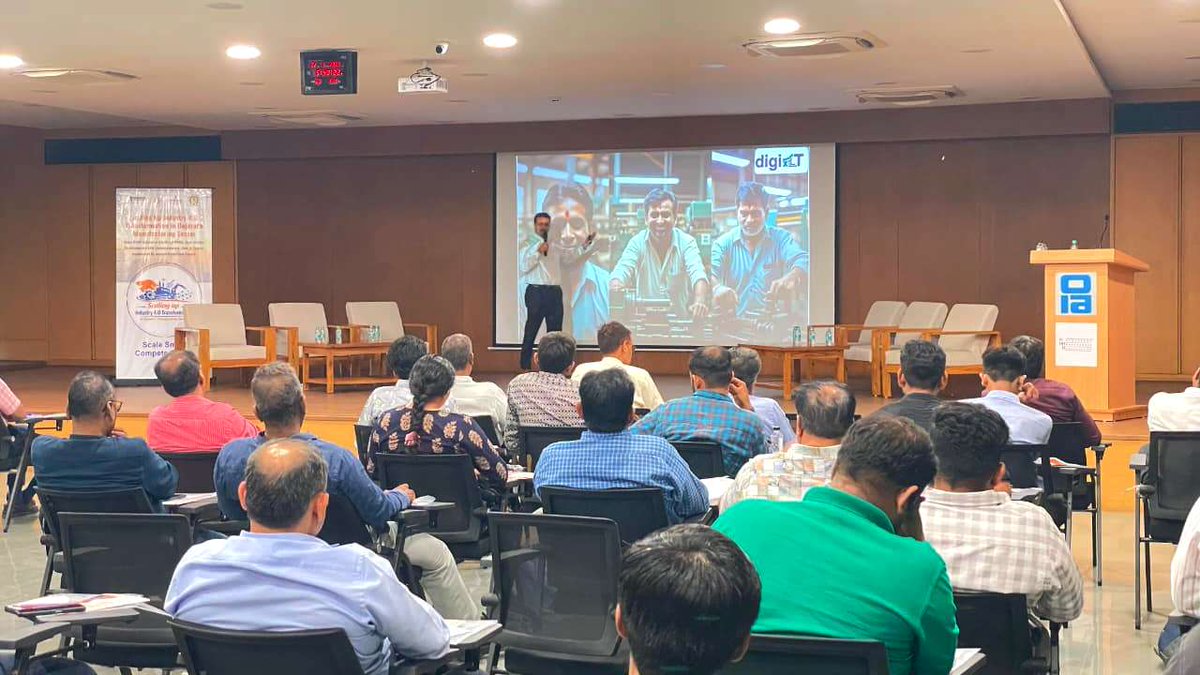 OIASOCIALGROUP's tweet photo. Yesterday, Friday, 21-05-2026, a special program was organized at Odhav Industries Association on the topic "RAMP - Industry 4.0 Roadshow Ahmedabad", which was organized in collaboration with National Productivity Council, Gandhinagar and MSME, Gujarat. https://t.co/2BwXxcp9vY