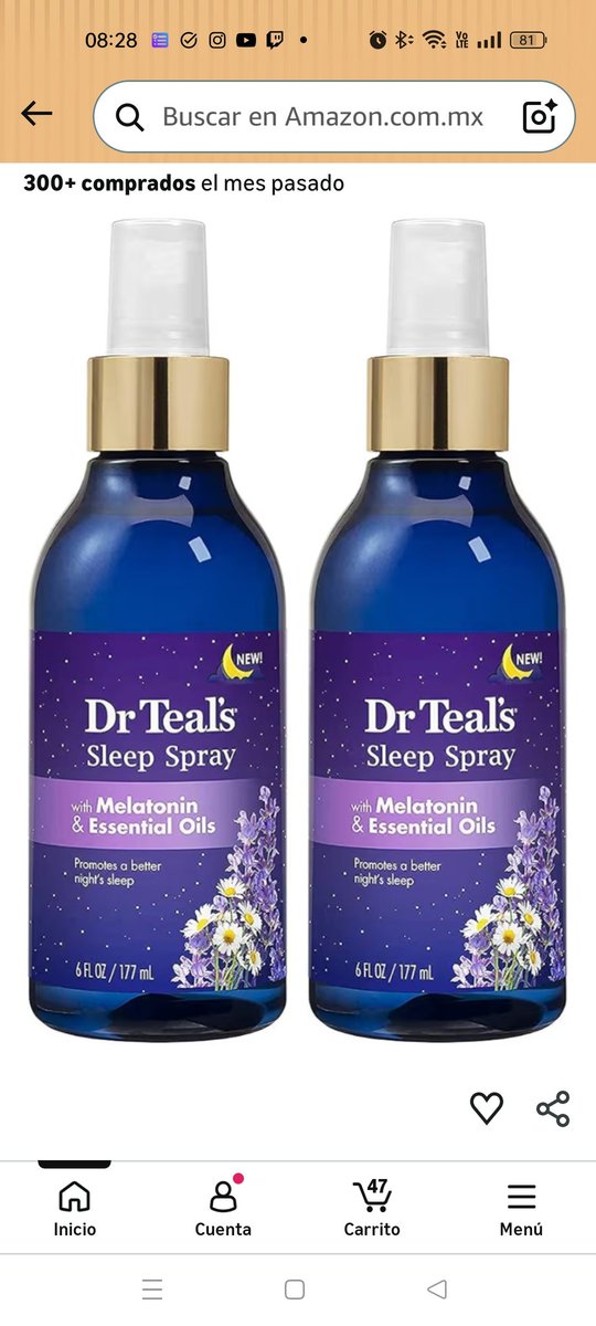 StephisPoison's tweet photo. @karivscoag El punto de tener taquicardia.
Este spray lo pones en tu cama, pijama, en tu piel. Huele bonito, no intenso. Duermo como piedra. Un bote cuesta menos de $150. Me lo recomendo mi amigs con AuTDHA.
10/10 https://t.co/7r1hdFzxHL