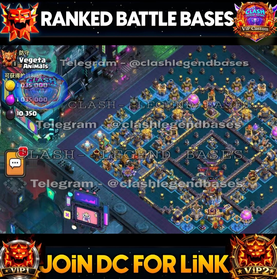 Clash- Legend Bases tweet media