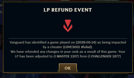 Nikkonelol's tweet photo. @huncho1v9 lmao did everyone just get free LP or what https://t.co/LrkBM555fB