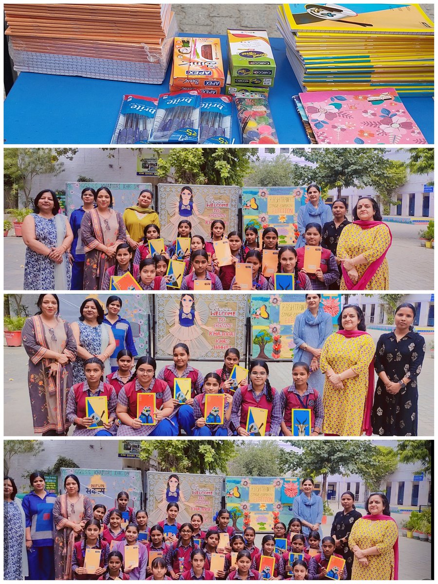 KhajooriKhas's tweet photo. Prize distribution among students of Class IX,X and XII for 100% attendance during Remedial Classes(11/05/2026 to 23/05/2026) in our school 🏫🎒 https://t.co/zPA14zqzc6