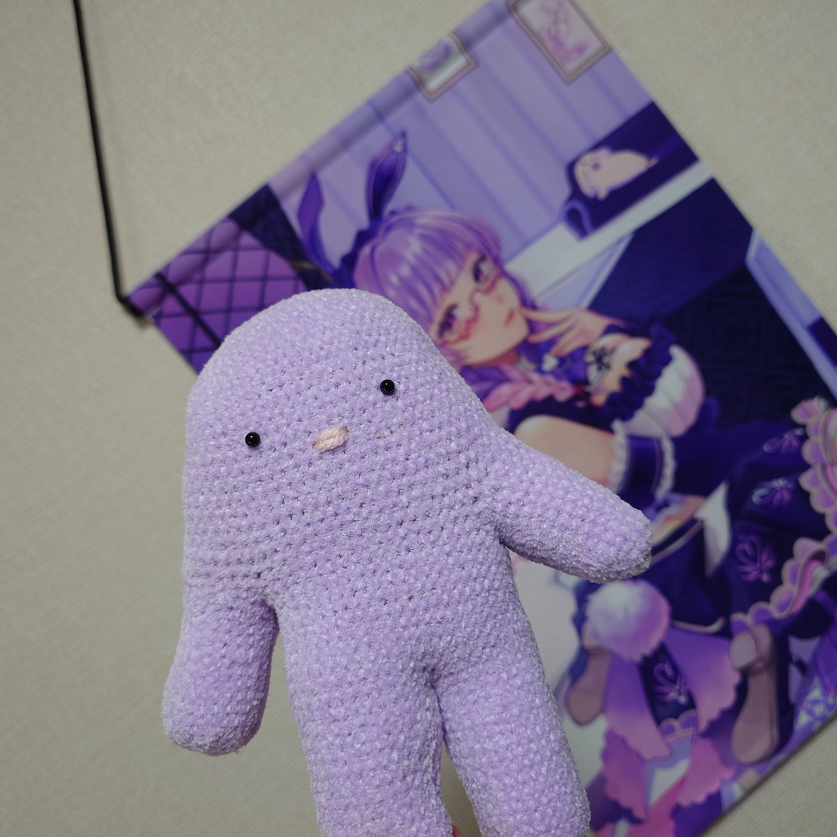 新宿オカダヤさんにお邪魔した時にサンプルで居たイエティのあみぐるみ