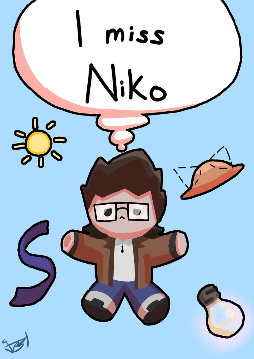 Everything remind of Niko :( #oneshotart #oneshotgame
