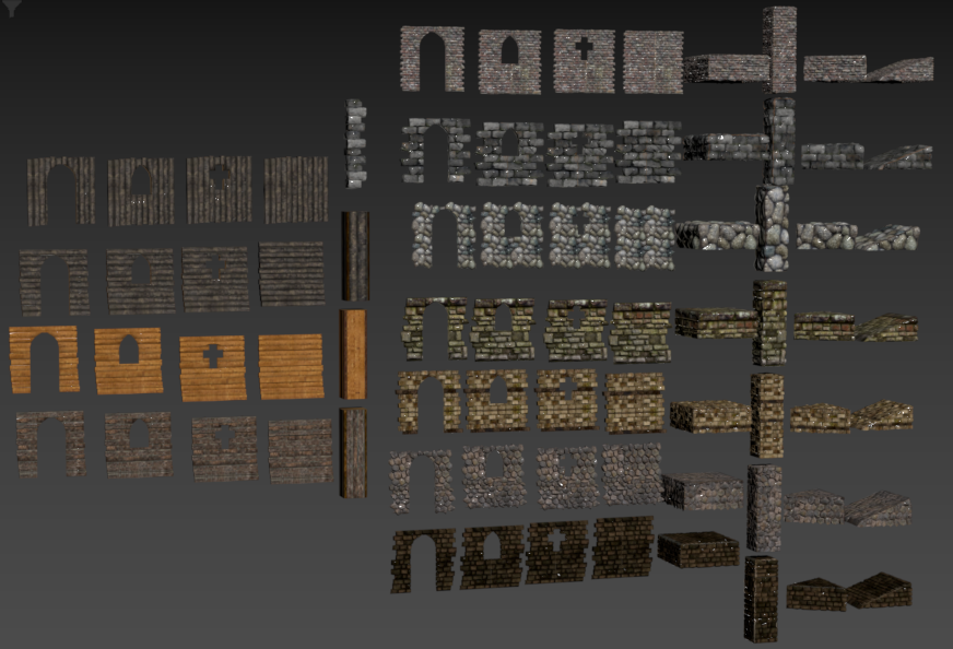 FortisRex's tweet photo. 500+ unique building meshes, all hand made in 3ds Max, and implemented in UE5, a complete modular system! Everything from castles to the simplest peasant hut are made from the same pieces. https://t.co/UbnJGhOZwu