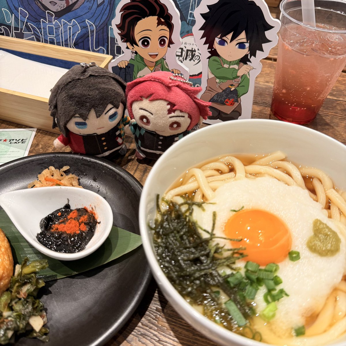 ☕️行ってきました😸✊
買うものは特にありませんでしたが無事山かけうどん食べました🫶 