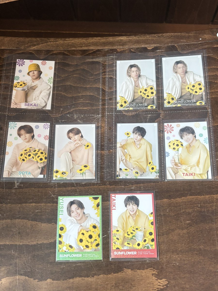 __829119's tweet photo. FANTASTICS LIVE TOUR 2026 
ファンタ SUNFLOWER ガチャ フォトカ シクレ アクスタ 交換 買取

求 澤本夏輝
       アクスタは八木勇征

譲 世界 佐藤大樹 瀬口黎弥 堀夏喜 八木勇征 中島颯太 

本日名古屋公演交換希望
勇征は条件のいい方優先
お心あたりの方は気軽にリプよろしくお願いいたします。 https://t.co/3zGIvNnmqI