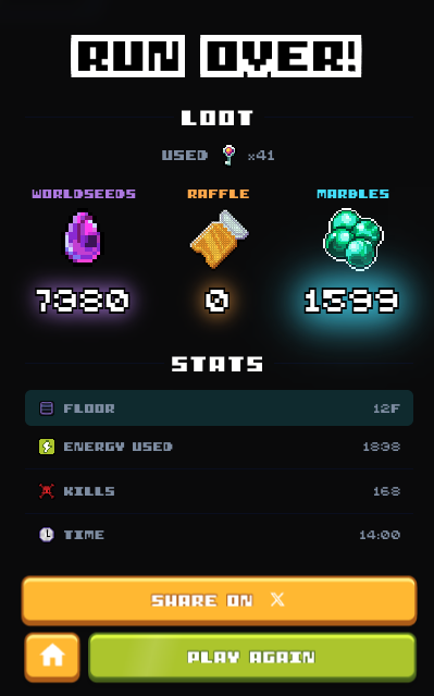 Okaypunksnft's tweet photo. Best MOG run of the week! 🔥  • 1,000+ total marbles and 7k Worldseeds. 

**Eve Keys Giveaway** for new players!

I’ll send **1 MOG Eve Key** to a few lucky people.   Only **13 keys** available 👀

LMK if you want in!
@onchainheroes https://t.co/WMak3sPWKI