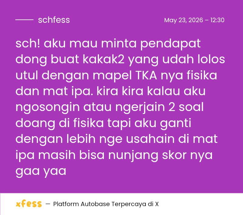Schoolfess tweet media
