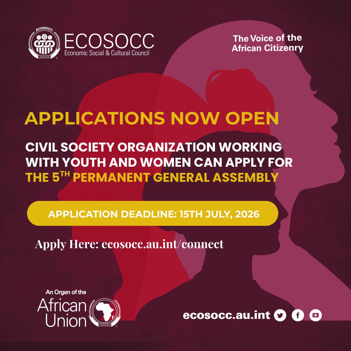 African Union ECOSOCC tweet media
