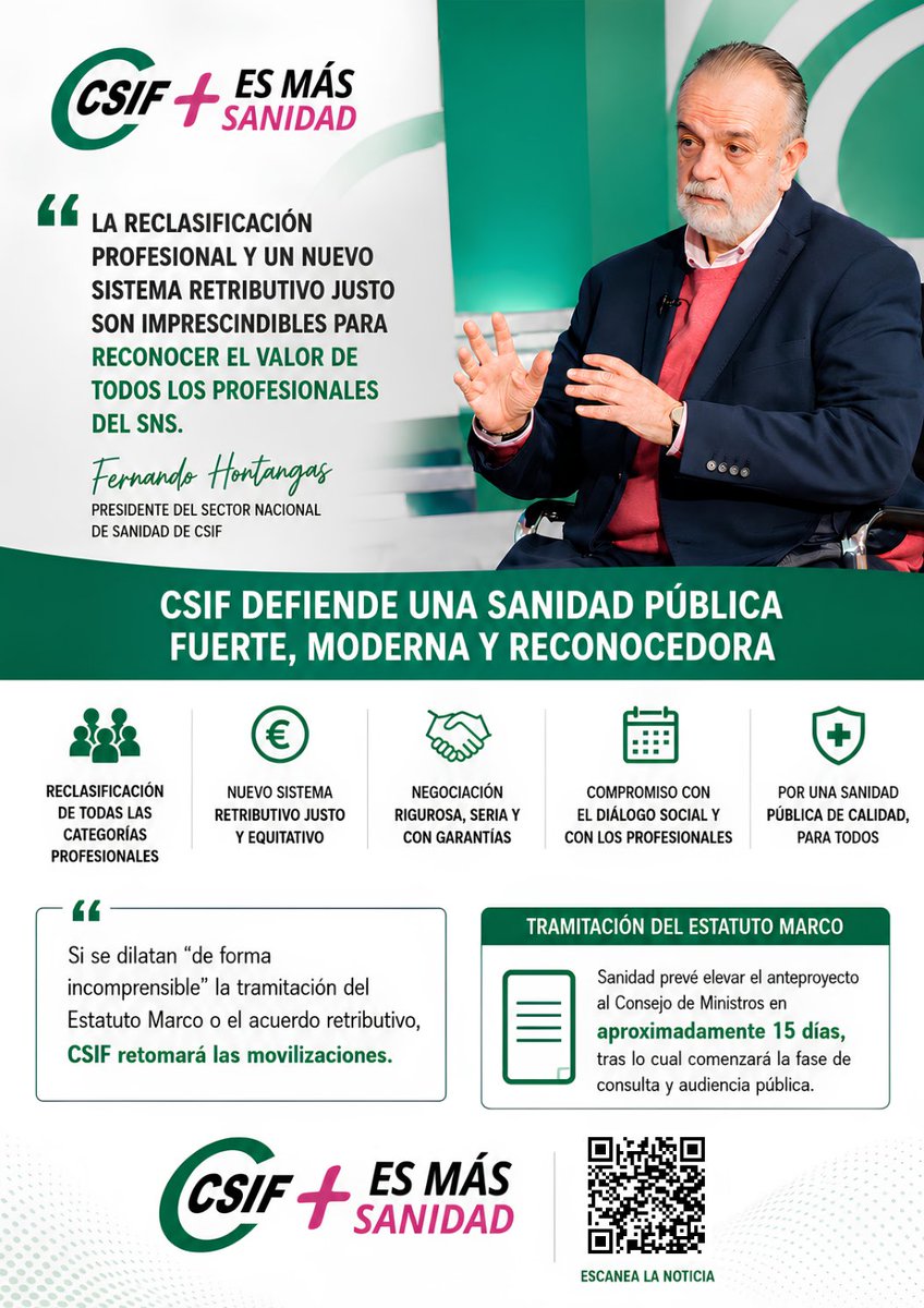 CSIF Sanidad Nacional tweet media