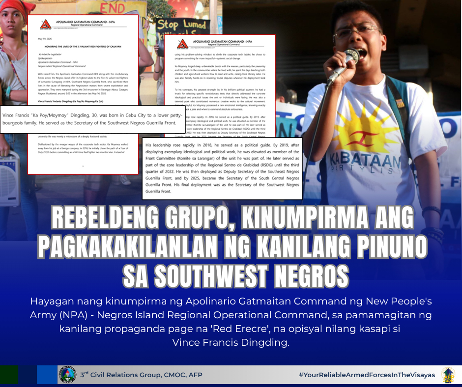 3rdCRG's tweet photo. 𝐋𝐎𝐎𝐊|| 𝐑𝐄𝐁𝐄𝐋𝐃𝐄𝐍𝐆 𝐆𝐑𝐔𝐏𝐎, 𝐊𝐈𝐍𝐔𝐌𝐏𝐈𝐑𝐌𝐀 𝐀𝐍𝐆 𝐏𝐀𝐆𝐊𝐀𝐊𝐀𝐊𝐈𝐋𝐀𝐍𝐋𝐀𝐍 𝐍𝐆 𝐊𝐀𝐍𝐈𝐋𝐀𝐍𝐆 𝐏𝐈𝐍𝐔𝐍𝐎 𝐒𝐀 𝐒𝐎𝐔𝐓𝐇𝐖𝐄𝐒𝐓 𝐍𝐄𝐆𝐑𝐎𝐒

https://t.co/Jgf4SckQl3 https://t.co/m24hrHMOt6