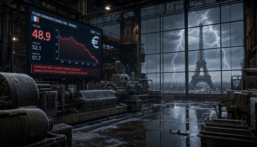 AppForexwatch's tweet photo. French Flash Manufacturing PMI Plunges into Contraction, Signaling Economic Downturn for Euro

📊 Report Snapshot: Actual vs Forecast

The French Flash Manufacturing PMI for May came in at 48.9, a star... https://t.co/vqBRR64ZA0 https://t.co/JCI0HKGqPW