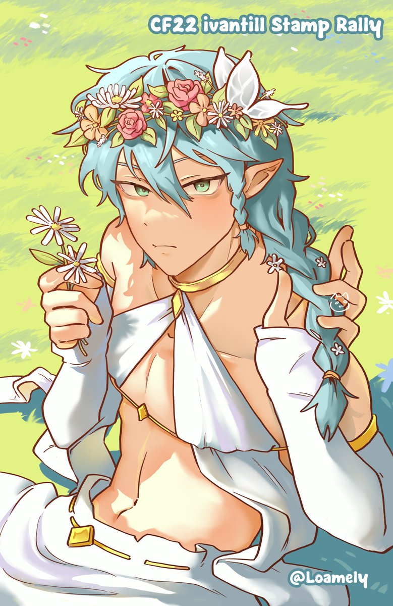 loamely123's tweet photo. One of the prize made for the ivti garden anthology stamp rally for CF22 ! 🫢 Are the flowers on till gathered by ivan ? 🖤💚
#ivantill #alnst #cf22 #comifuro22 #ivti https://t.co/YOQ2IuN41q