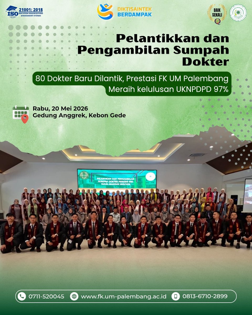 Fakultas Kedokteran UM Palembang tweet media