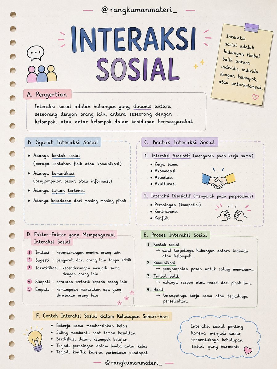Rangkuman Materi tweet media
