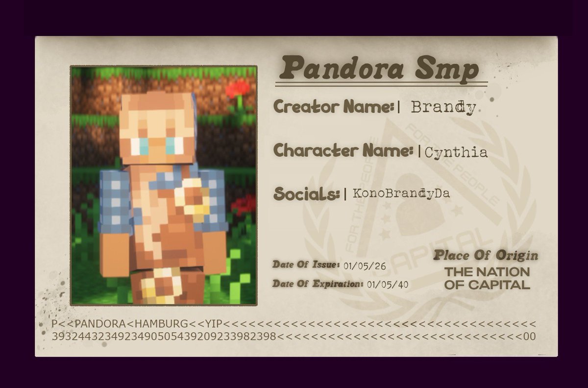 PandoraSMP_TW's tweet photo. Our next group of new members are some former Capital citizens! @KonoBrandyDa and @Rainebowww_ welcome in, we're so glad to have you!!! ✨

And be sure to keep an eye out for more announcements in the near future as more people get introduced into lore!
#pandorasmp #minecraftsmp https://t.co/79HiSrzmup