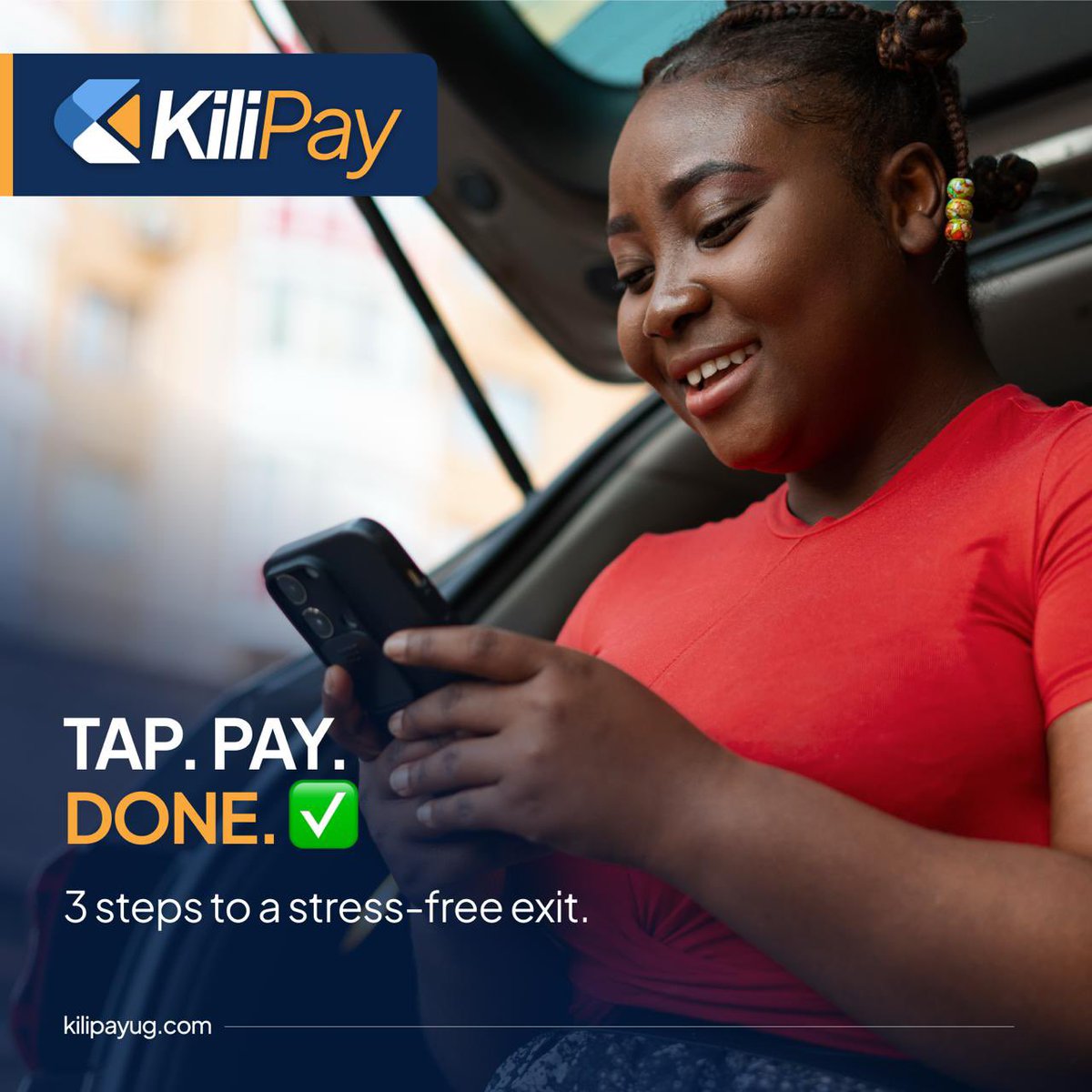 KiliPay's tweet photo. 1. Scan the code. 2. Confirm the amount. 3. Enter your PIN.

It’s that simple to be the smartest driver at the gate today. @kyambogou 

#KiliPaySimple https://t.co/GPmOB0YONt