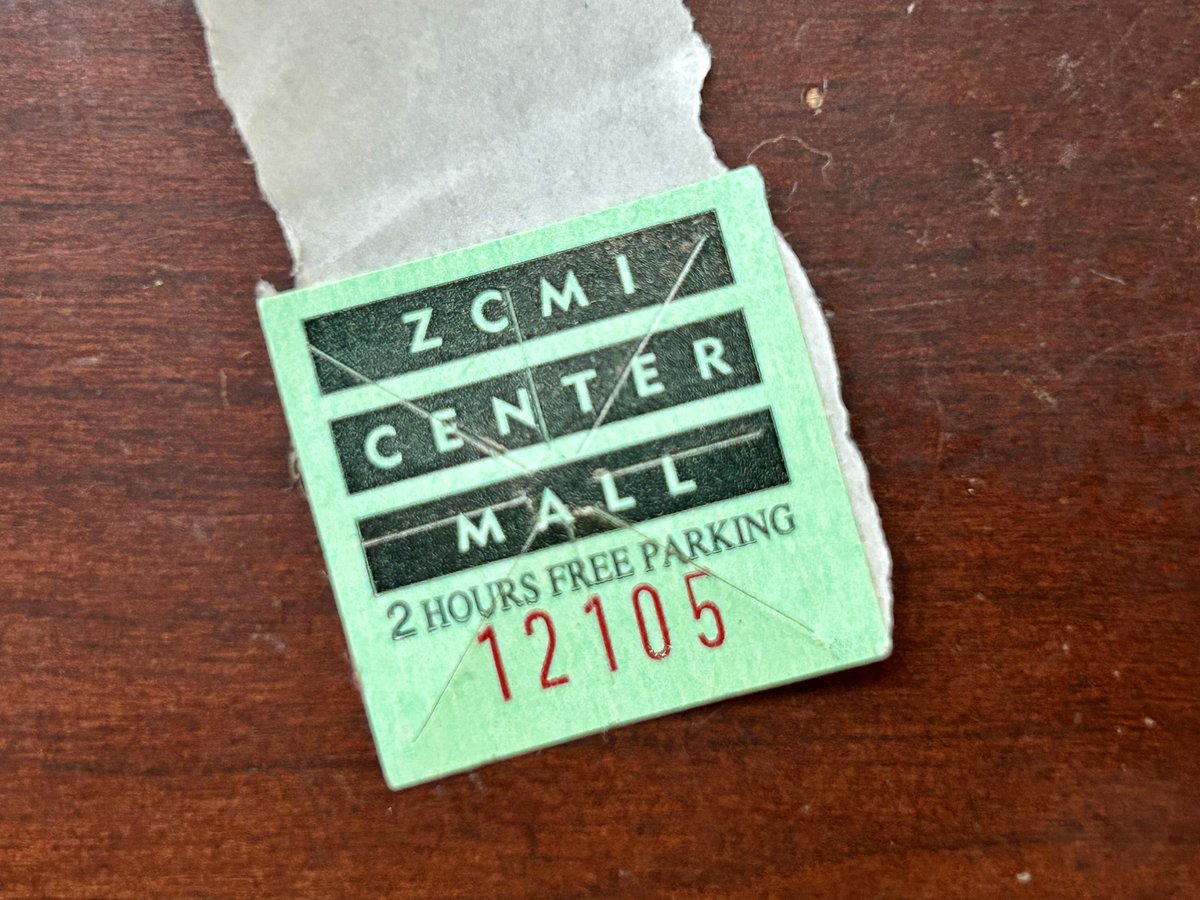 HyggeMan's tweet photo. Wow...Next Time I Go To Downtown SLC I Can Park Free For Two Whole Hours!
.
.
.
.
.
#PicOfTheDay #FreeParking #TwoWholeHours #WayBackMachine #ZCMI #ShouldHaveUsedItThen #NorthernUtah #TheWayThingsWere https://t.co/f7SC5SzOTk