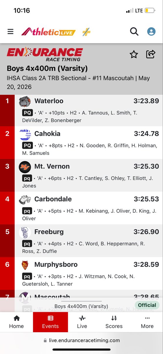 RedDevilTrack's tweet photo. Jonathan Witzman has a BIG Day for the Red Devils at the Sectional Championships! First time qualifying for State Championships in the 4x8 as the anchor leg! Then qualifying in the 800m for the 3rd consecutive season! Then lastly, lead the first leg of 4x400 which also qualified! https://t.co/Xd50BCOt0L
