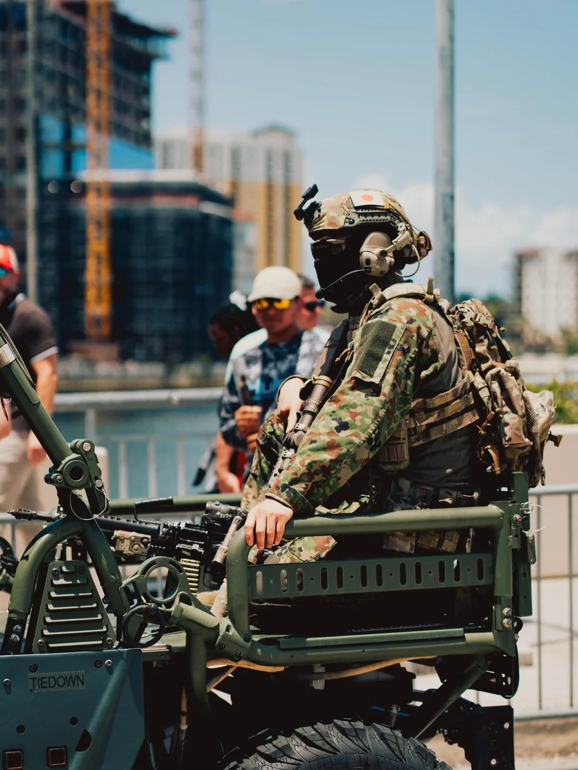SOF Week 2026に参加した陸上自衛隊 特殊作戦群の隊員。
