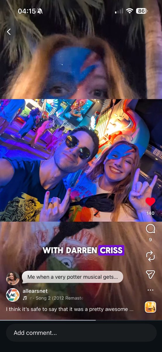 daisyblaines's tweet photo. I just *knew* the fucker would be there today and he met my absolute favourite Disney vlogger 😭 truly what the hell. The fandom collision I didn’t see coming in 2026 https://t.co/XYsPWz8jG4