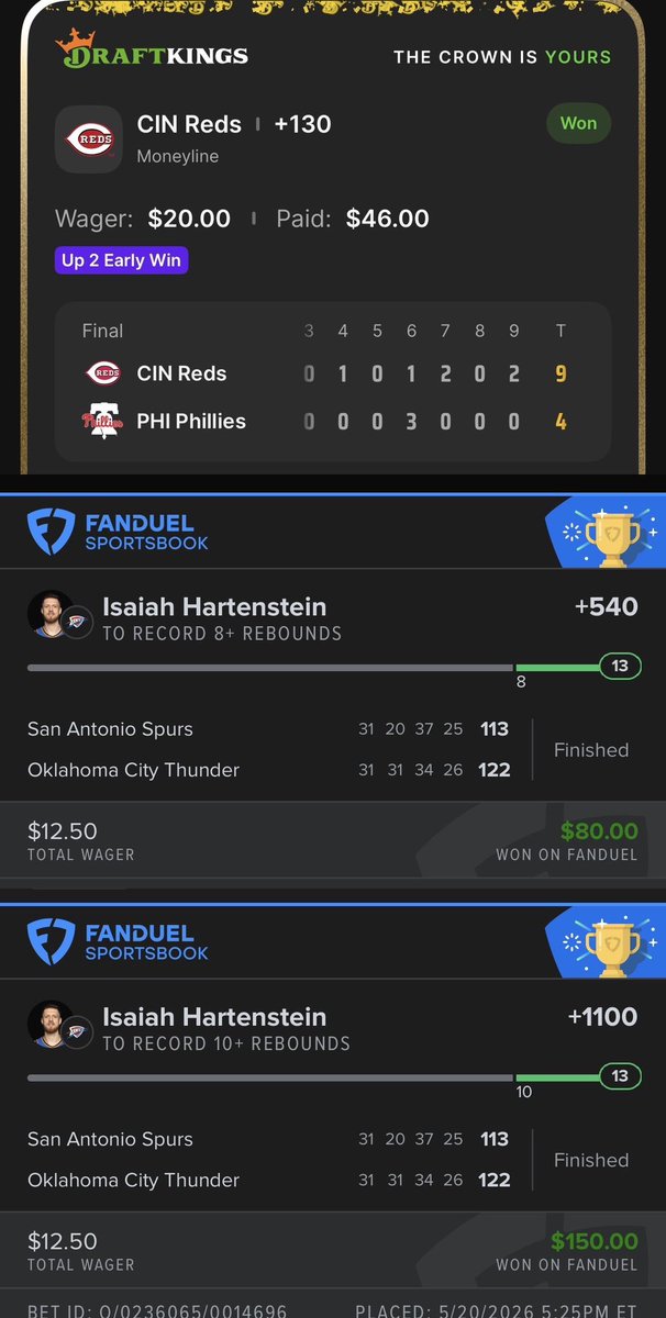 GoldBoys's tweet photo. Good night for @ryanpropz 👏

+130 ✅
+540 ✅
+1100 ✅

Cash with us! 👉 https://t.co/ChgX7UxU00 https://t.co/ptFXK412ob