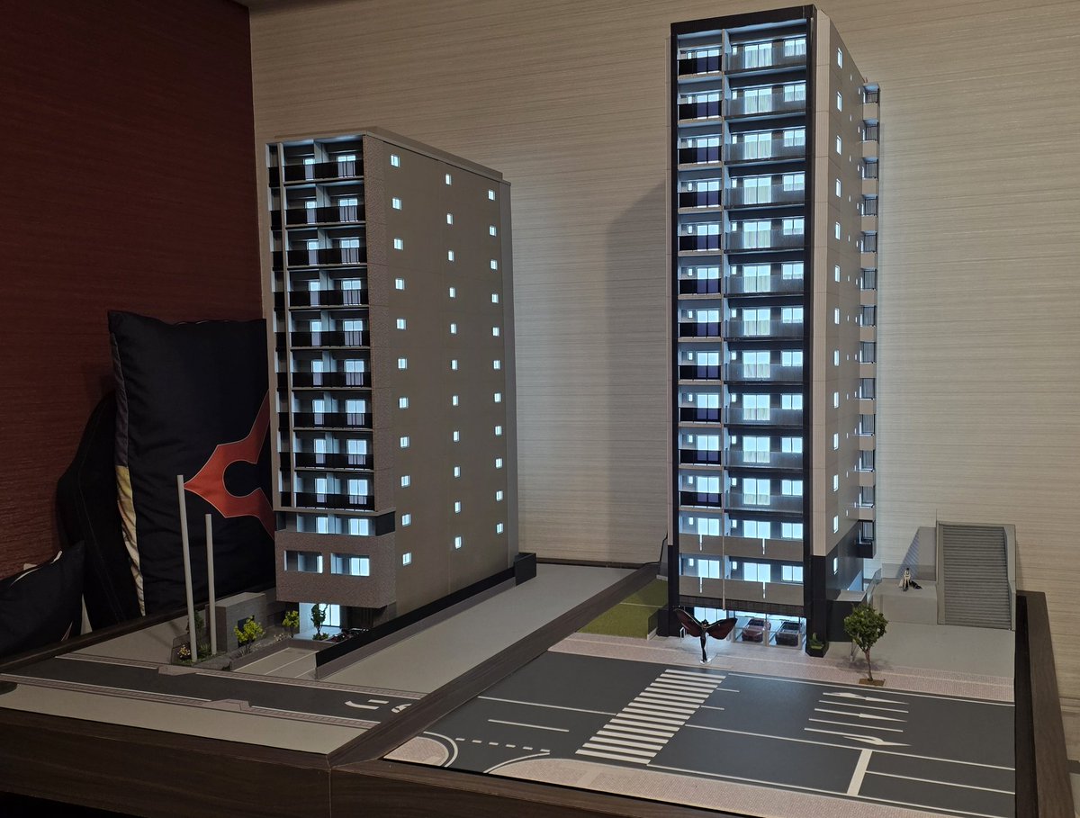 ハマっこ様製作依頼　マンション そしてマンションはちゃんと光ります✴️