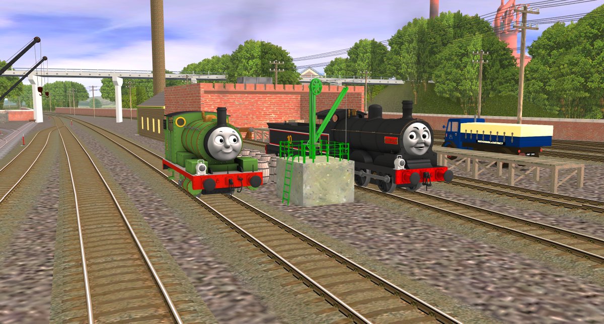 ThomasMainline's tweet photo. Today, Percy was talking to Douglas. https://t.co/k1lvP0uDIv