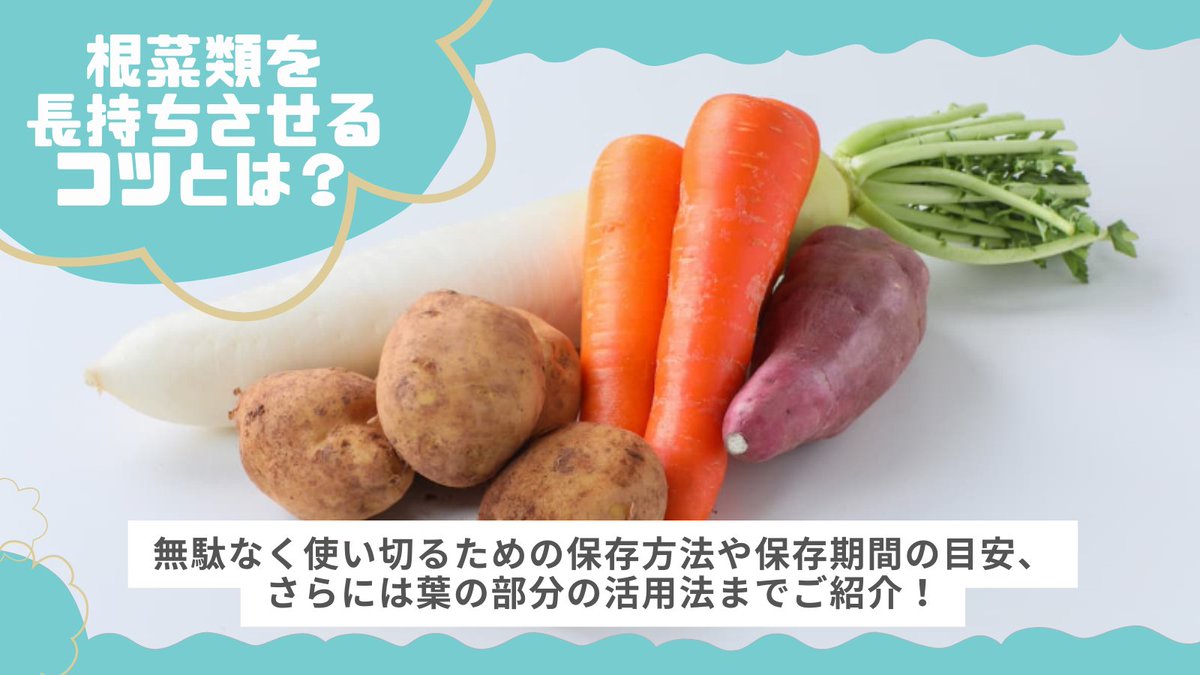kitagasjp's tweet photo. こんにちは、北ガスです😊

じゃがいもや玉ねぎなどの根菜類、正しく保存できていますか？🥔🧅

お野菜を長持ちさせるには、種類に合わせた一工夫が大切です🧐

今日から実践できる長持ちのコツをご紹介します💡

▼詳しくはこちら
https://t.co/mEtw0yJQ0z https://t.co/5aKa4mgABM
