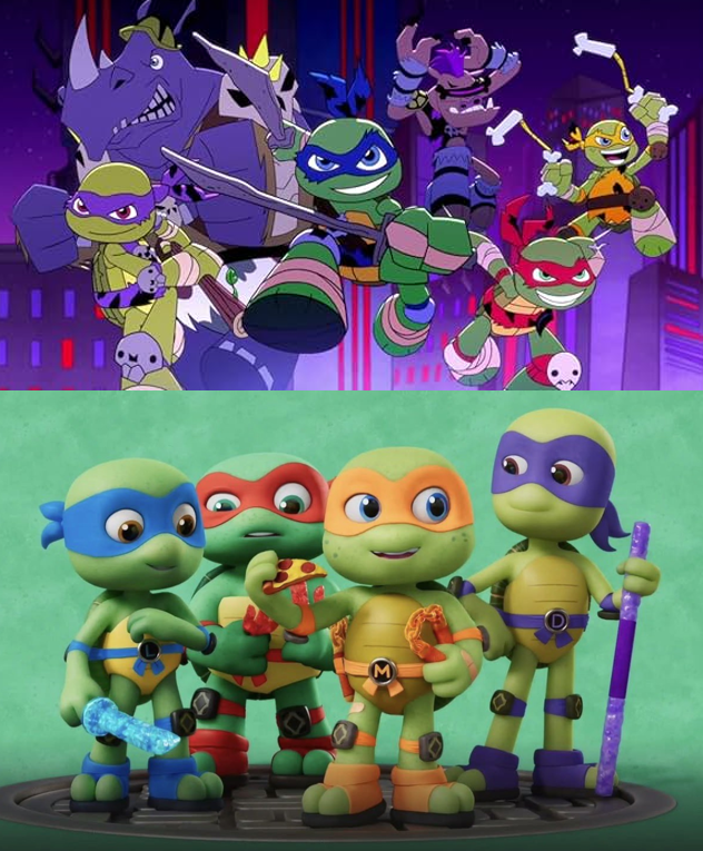 zimmerltw's tweet photo. ↑ Half-Shell Heroes: Blast to the Past (2015)
↓ Teeny Mutant Ninja Turtles (2026) https://t.co/VbnjuBmsII