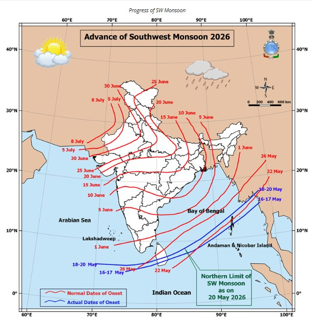 rs_weather's tweet photo. RS WEATHER FORECAST FOR SOUTHWEST MONSOON 2026(May &amp; June 2026)

#summer2026 #southwestmonsoon2026 #chennairains #bangalorerains #keralarains https://t.co/yGpzZzR6Kk