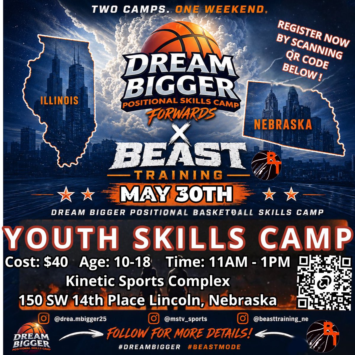 Dream Bigger Positional Skills Camp tweet media