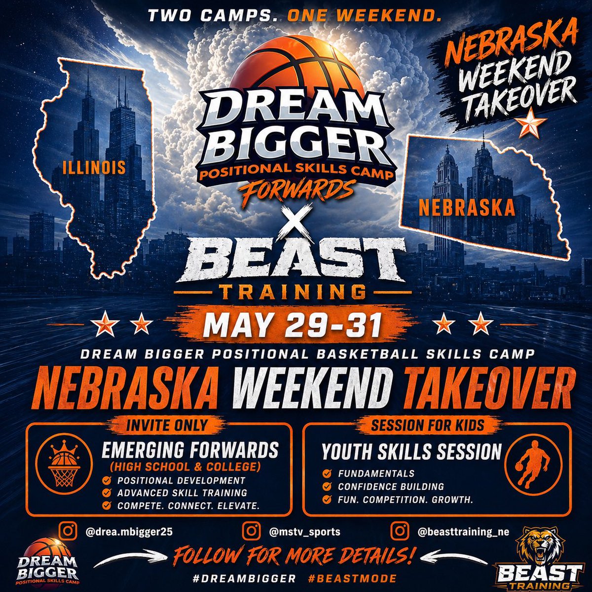 Dream Bigger Positional Skills Camp tweet media
