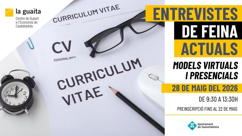 CeliaHil's tweet photo. Vols saber com passar una #EntrevistaDeFeina?
Vine al taller que faré del #RECULL de la #DiputacióDeBarcelona a l' #AjuntamentDeCastelldefels
🗓️ 28/5/26
⏰ de 9.30h a 13.30h
📍#LaGuaita #Castelldefels
Inscripció gratuïta👉 https://t.co/pRrduh8f3S
#ODSDiba #Ocupació #CeliaHil https://t.co/1k9xYvoAdk