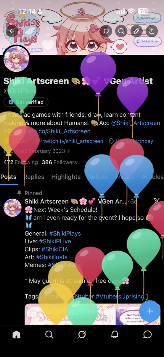 Shiki Artscreen 🎨🌸💕 VGen Artist tweet media