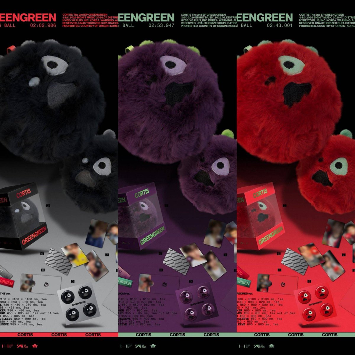 Go_Mooncart's tweet photo. OPEN PO 2ND GREENGREEN — CORTIS BALL CORBALL X [YETIMALL] ❤️🖤💜

💸 Each. 295K, DP 200K (est. 200gr)
💸 Set. 885K, DP 700K est (est 600gr)

💰 OPEN CICILAN SANTAI
✅ Bookslot minimal 100K
✅ Bersih INA
❌ adm + packing 
🏡 Malang, Jatim

Order? DM/join GO👇🏻💌

#PO_GoMooncart https://t.co/nR3YGspCjp