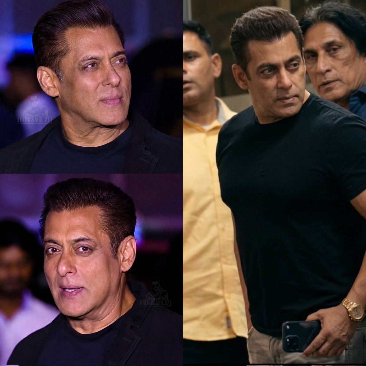 Freak4Salman's tweet photo. Megastar #SalmanKhan is slaying in clean shaven looks these days, Bhai is the only Bollywood Star from 90s who looks handsome in a clean shaven look. https://t.co/FVSE7oN3tf