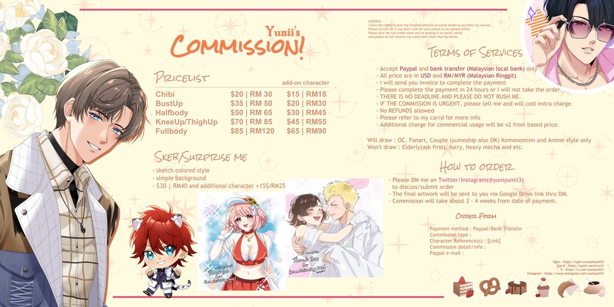 Yunii @ Commission OPEN tweet media