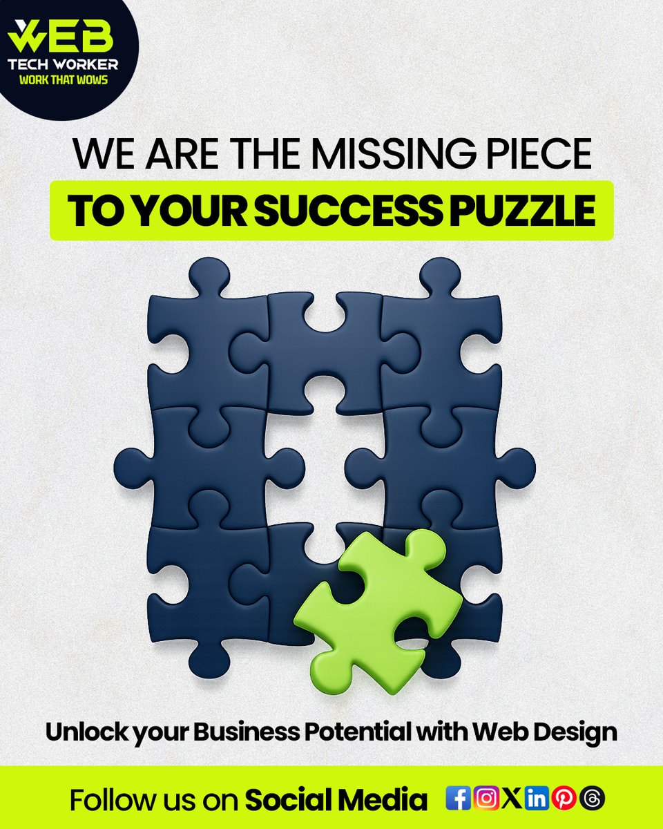 webtechworker's tweet photo. Turning Business Gaps into Growth Opportunities

Powerful web experiences tailored for modern businesses.

#WebDesign #DigitalGrowth #BusinessSuccess #CreativeAgency #BrandBuilding #WebsiteDevelopment #DigitalMarketing #WebTechWorker #GrowOnline #BusinessBranding #ModernWebsite https://t.co/7m6Ew66d0W