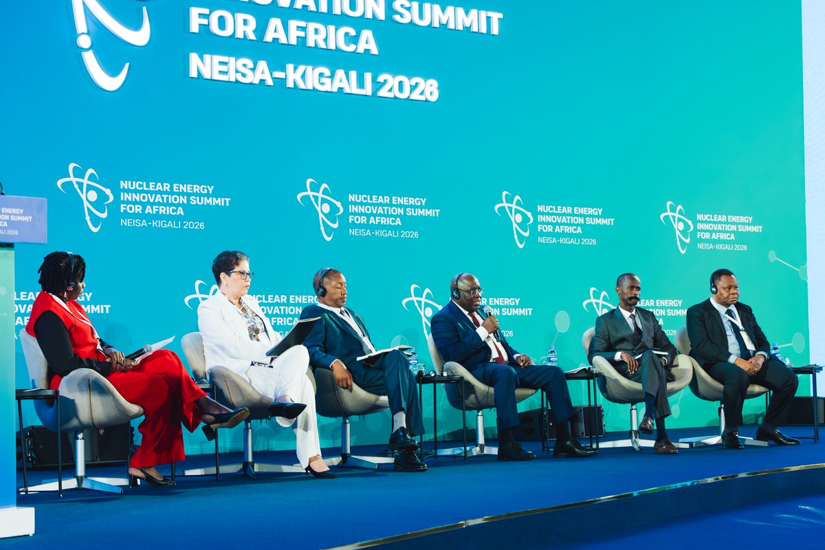 NEISAfrica's tweet photo. During the Plenary: Regional Cooperation & Deployment at Scale session at #NEISA2026, leaders and energy experts explored the importance of regional integration, interconnected power systems, harmonized regulatory frameworks, and collective investment strategies in supporting Africa’s long-term nuclear energy ambitions.

Discussions focused on regional power pools, infrastructure coordination, workforce development, knowledge-sharing, financing mechanisms, and the role of collaboration in accelerating nuclear deployment while strengthening energy security, industrialization, and economic transformation across the continent.

Speakers emphasized that Africa’s energy future will depend not only on national strategies, but on stronger continental cooperation, shared infrastructure, coordinated regulation, and long-term regional planning capable of supporting large-scale clean energy deployment.

Learn more: https://t.co/OJOkERXWLu

Stay connected: #NEISA2026